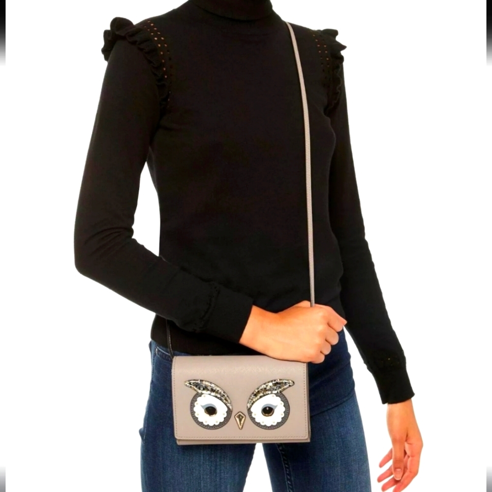 Kate Spade Owl Summer Star Bright Cityscape Phone Case Crossbody Bag
